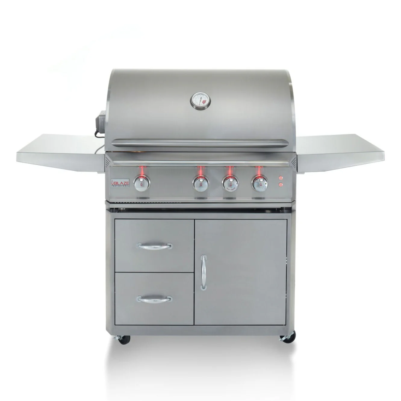 Blaze Professional 34 in., 3 Burner Built-In Natural Gas Grill with Grill Cart, AP-BLZ-3PRO-NG - Cheap Abt