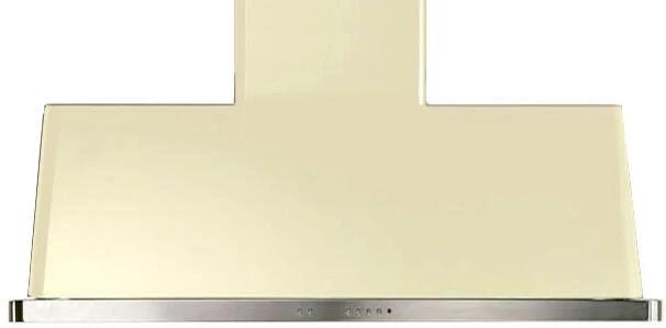 ILVE 48 in. Majestic Antique White Wall Mount Range Hood with 600 CFM Blower, UAM120AW - Cheap Abt