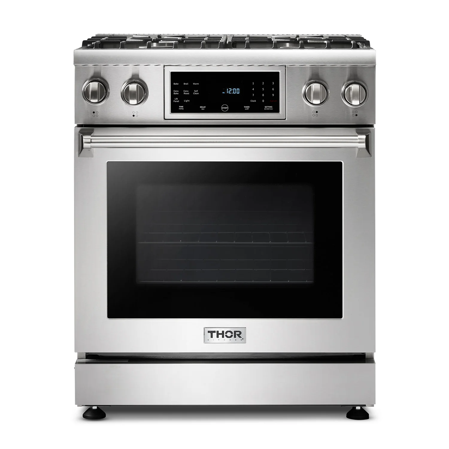 Thor Kitchen 30 In. 4.6 cu. ft. Self-Clean Propane Gas Range in Stainless Steel, TRG3001LP - Cheap Abt