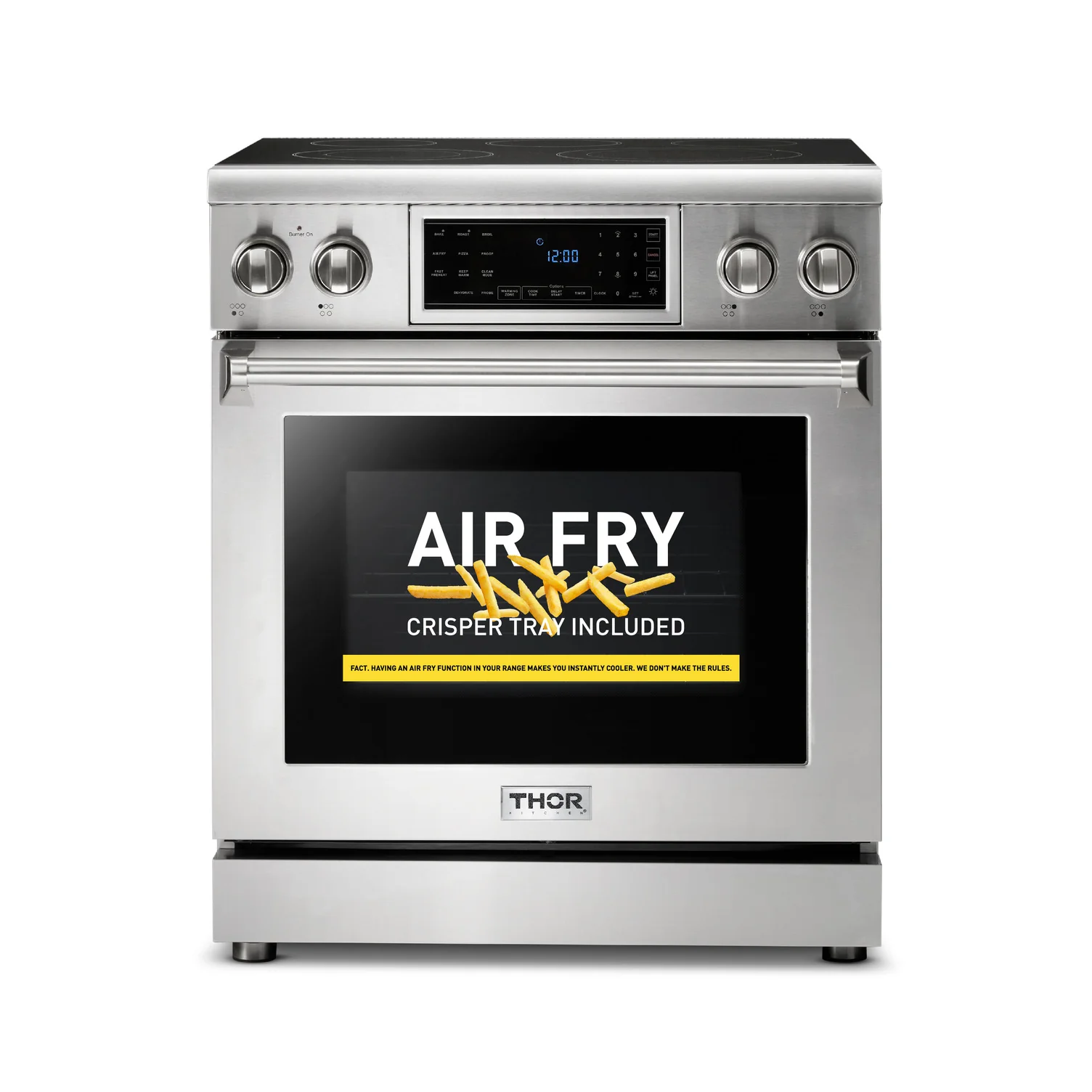 Thor Kitchen 30 Inch Air Fry and Self-Clean Professional Electric Range, TRE3001 - Cheap Abt