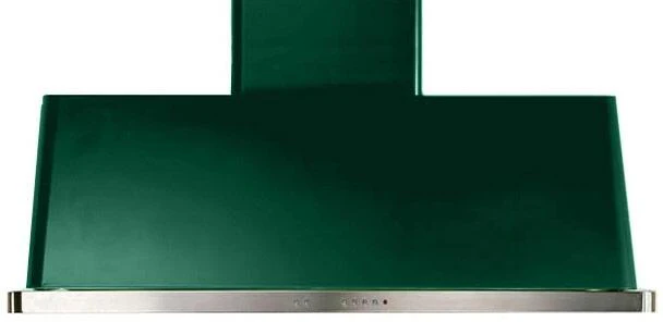 ILVE 48 in. Majestic Emerald Green Wall Mount Range Hood with 600 CFM Blower, UAM120EG - Cheap Abt