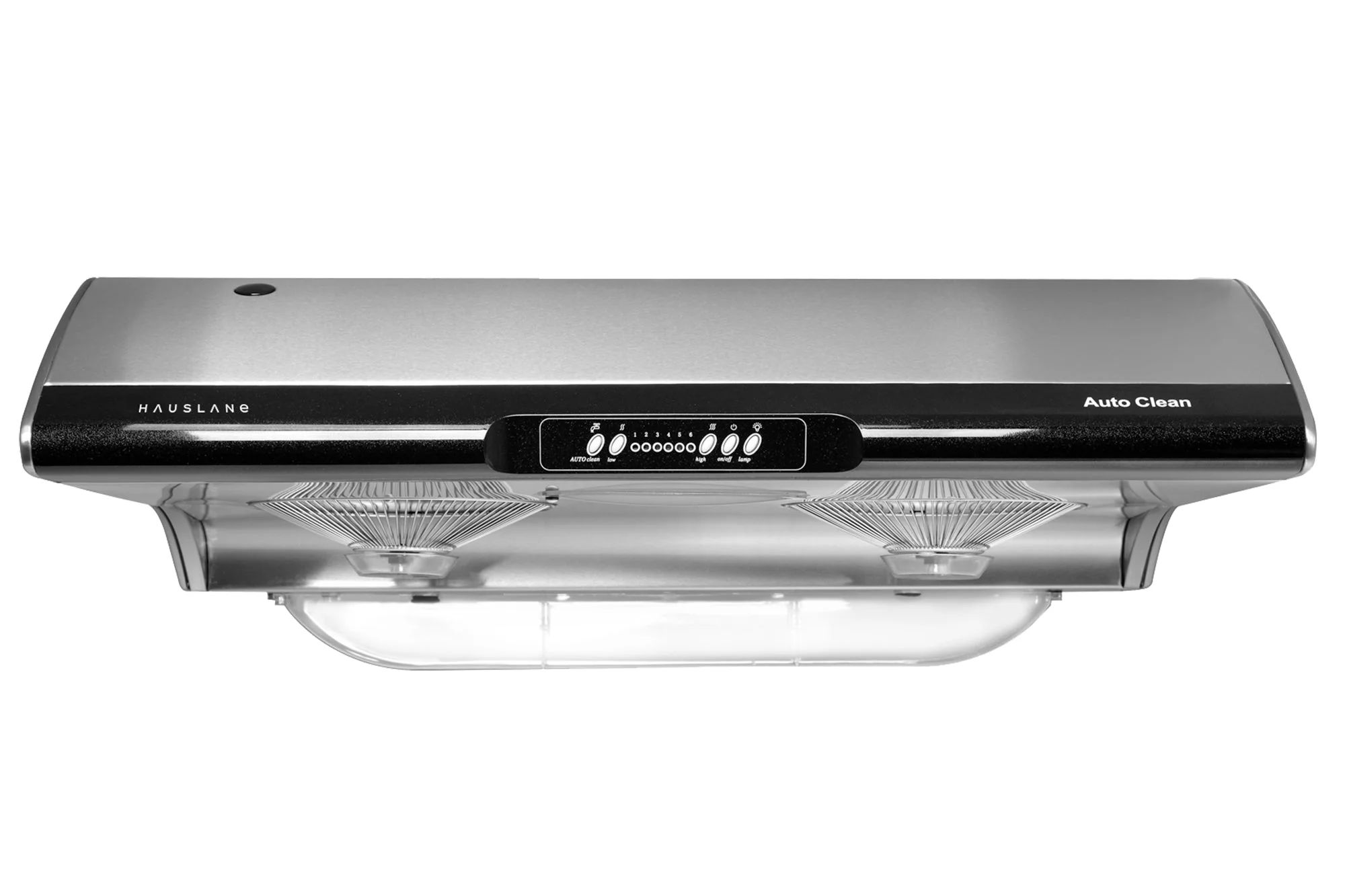 Hauslane 30 Inch Under Cabinet Self-Clean Range Hood with Grease Catchers and Black Trim in Stainless Steel, UC-C395SS-30 - Cheap Abt