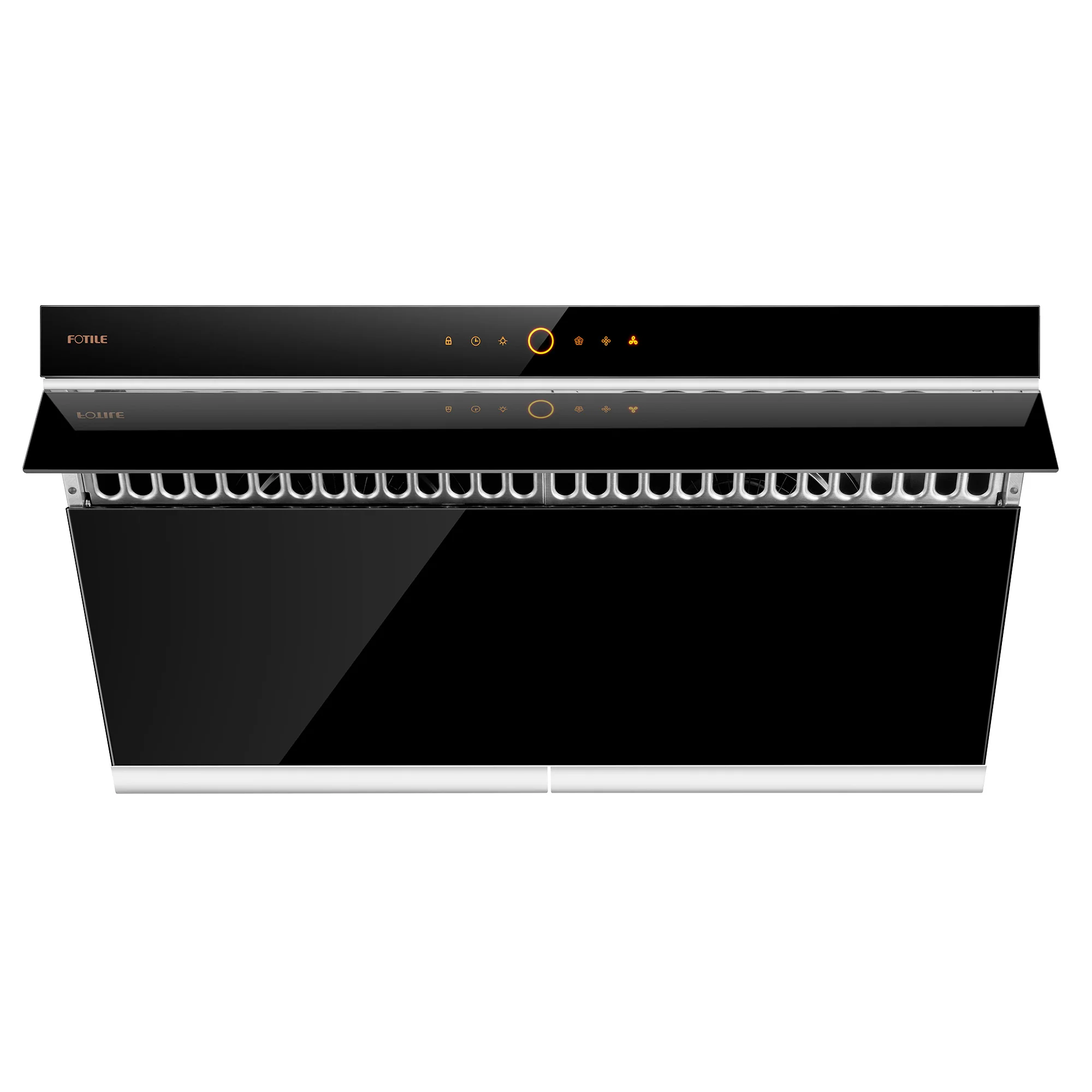 FOTILE Slant Vent Series 36 In. 1,000 CFM Under Cabinet or Wall Mount Range Hood in Black, JQG9006 - Cheap Abt
