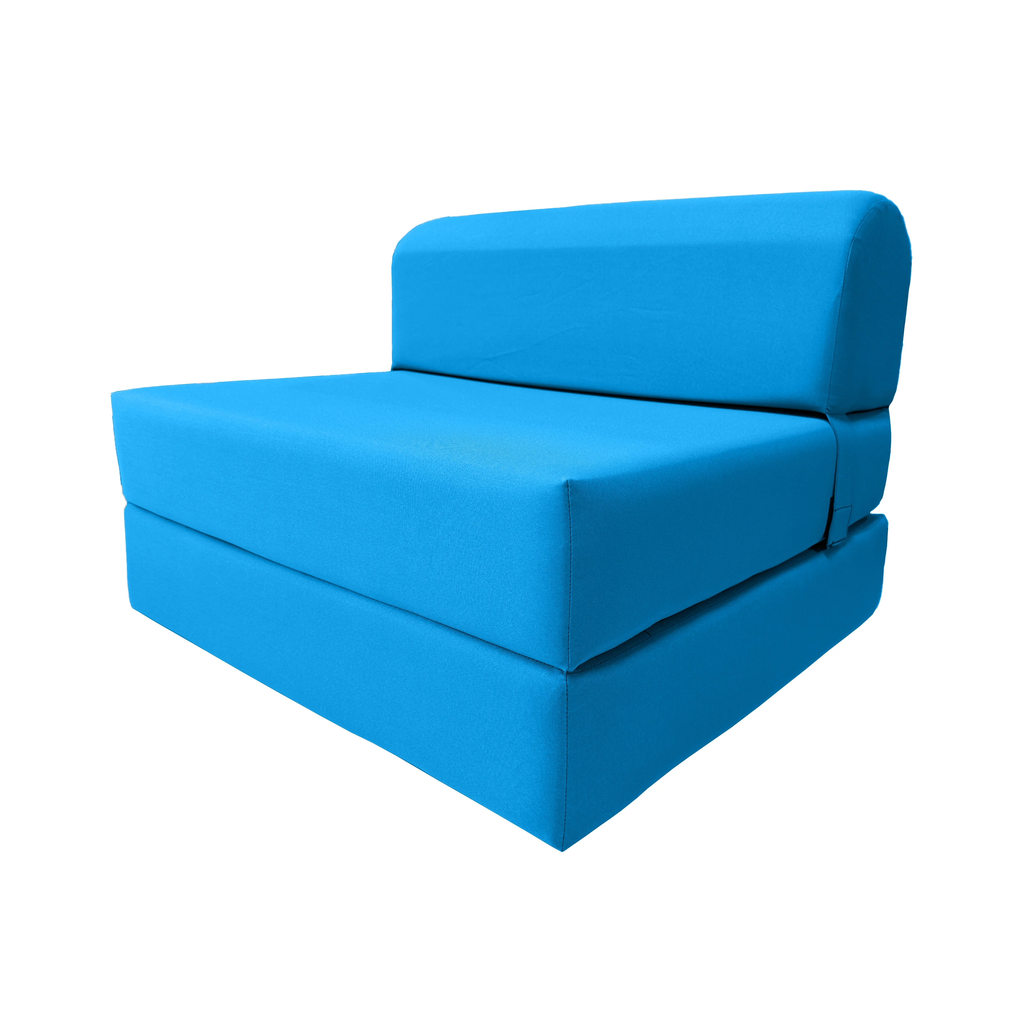 Turquoise Sleeper Chair Folding Foam Beds. Portable Studio Sofa Guest Bed. 6 x 32 x 70 - Cheap Abt