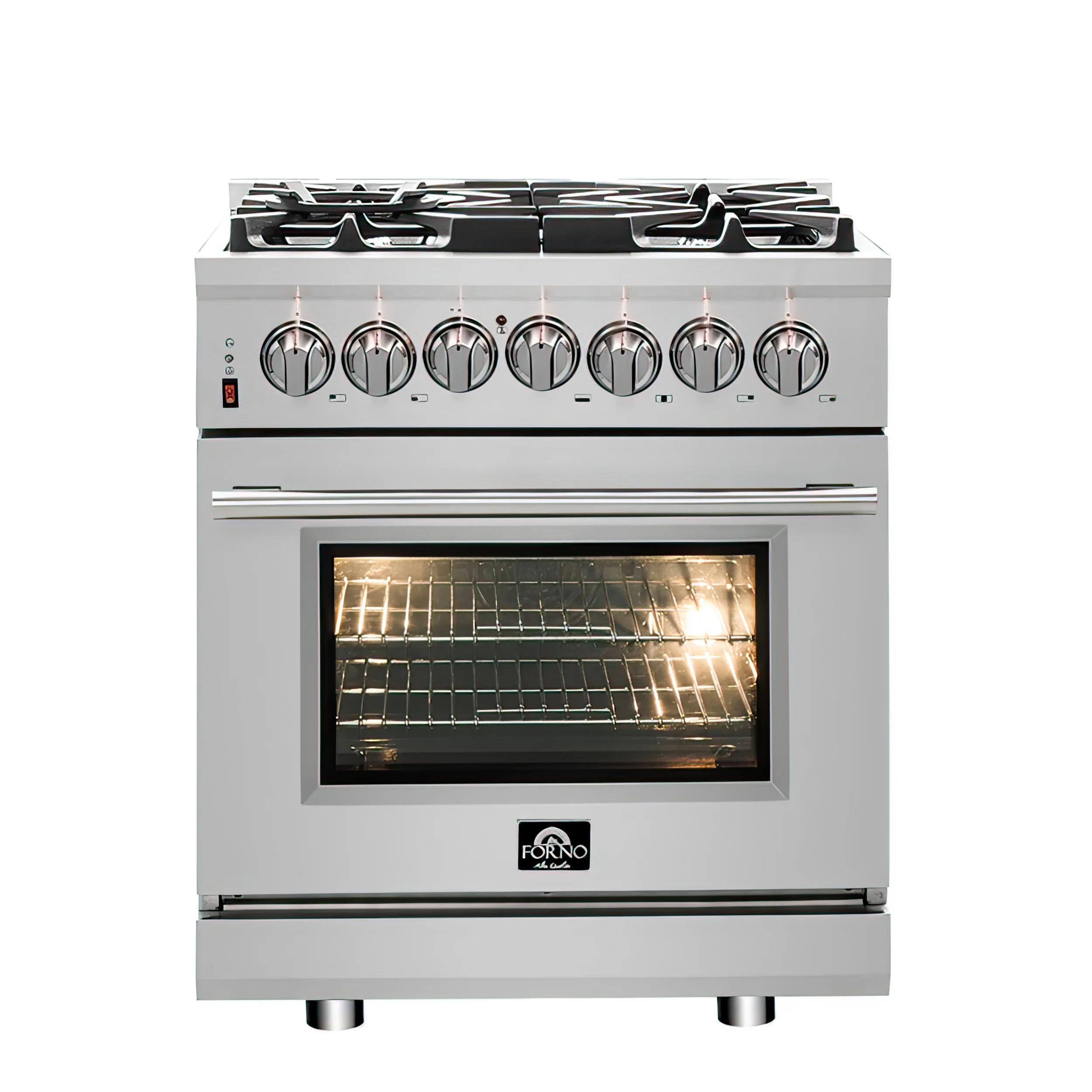 Forno 30″ Freestanding Dual Fuel Range with 5 Burners, FFSGS6125-30 - Cheap Abt