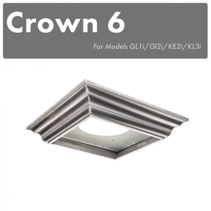 ZLINE Crown Molding Profile 6 for Island Range Hoods (CM6-GL1i/GL2i/KE2i/KL3i) - Cheap Abt