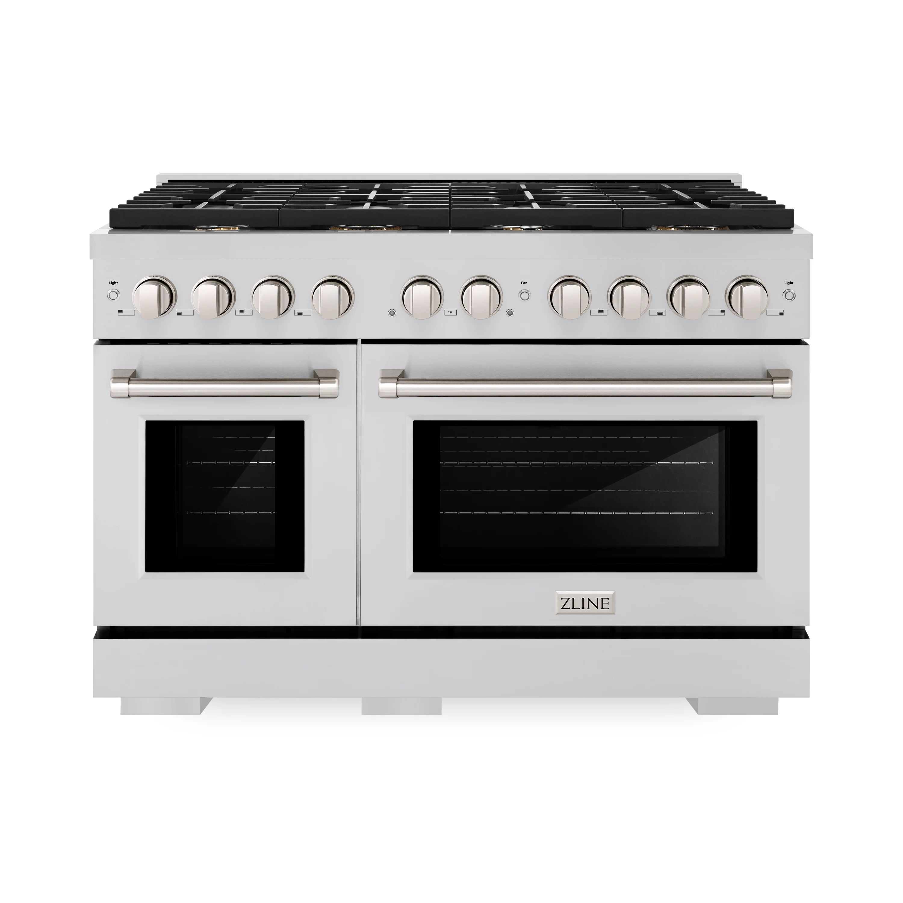 ZLINE 48” 6.7 cu. ft. Professional Gas Range with Convection Oven and 8 Brass Burners in Stainless Steel, SGR-BR-48 - Cheap Abt