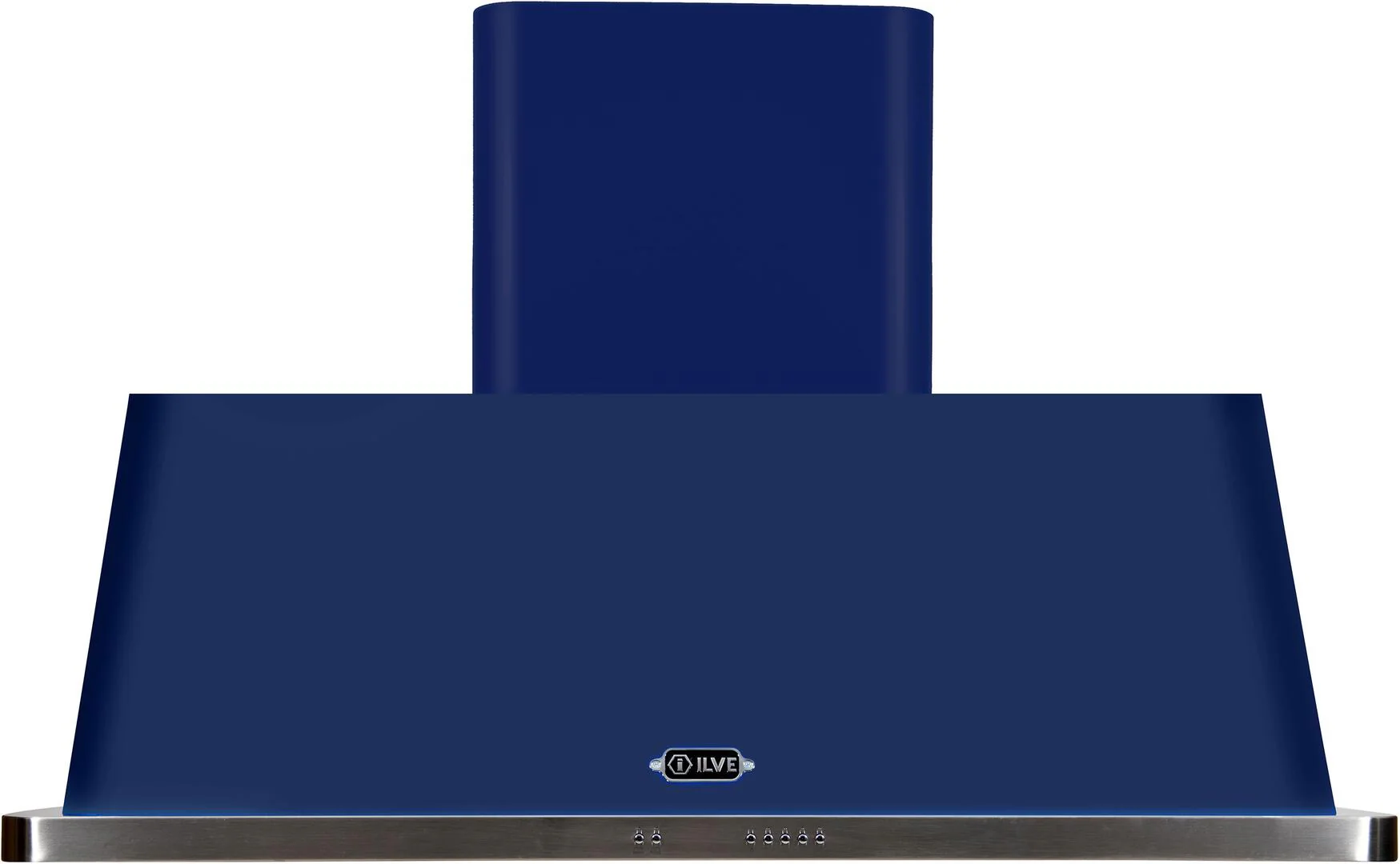 ILVE 48 in. Majestic Midnight Blue Wall Mount Range Hood with 600 CFM Blower, UAM120MB - Cheap Abt