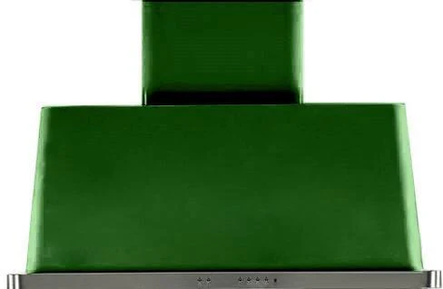 ILVE 40 in. Majestic Emerald Green Wall Mount Range Hood with 600 CFM Blower, UAM100EG - Cheap Abt