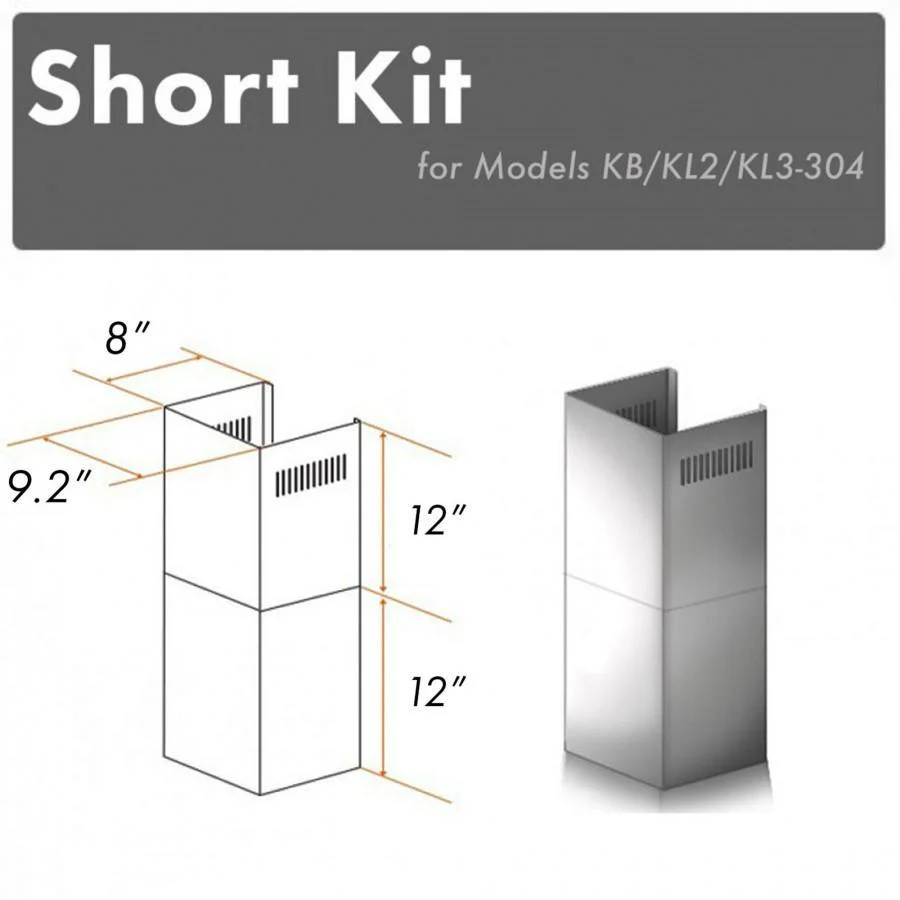 ZLINE Short Kit for 8ft. Ceilings (SK-KB/KL2/KL3-304) - Cheap Abt