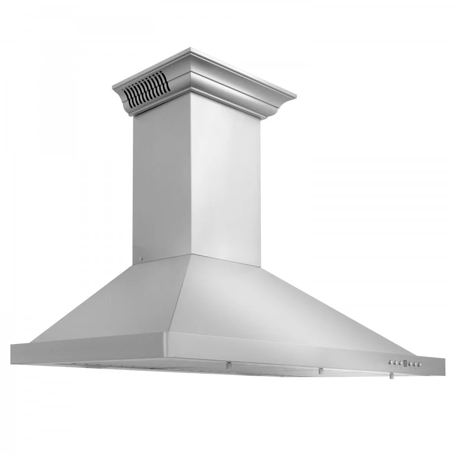 ZLINE 42 in. Stainless Steel Wall Range Hood with Built-in CrownSound® Bluetooth Speakers, KL2CRN-BT-42 - Cheap Abt