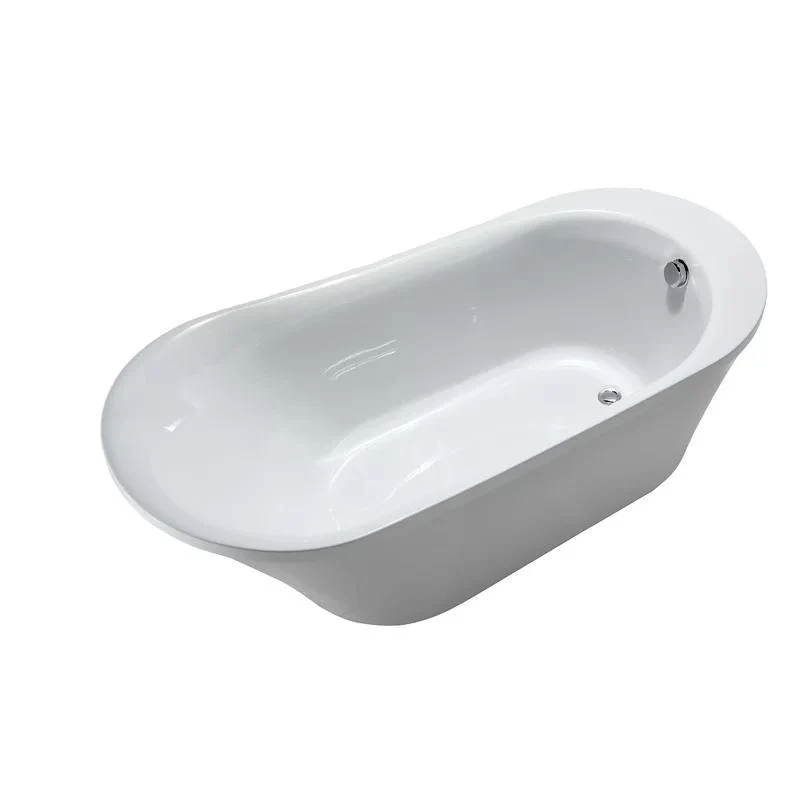 Vanity Art Acrylic 70 in. x 34 in. Freestanding Soaking Bathtub, VA6839 - Cheap Abt