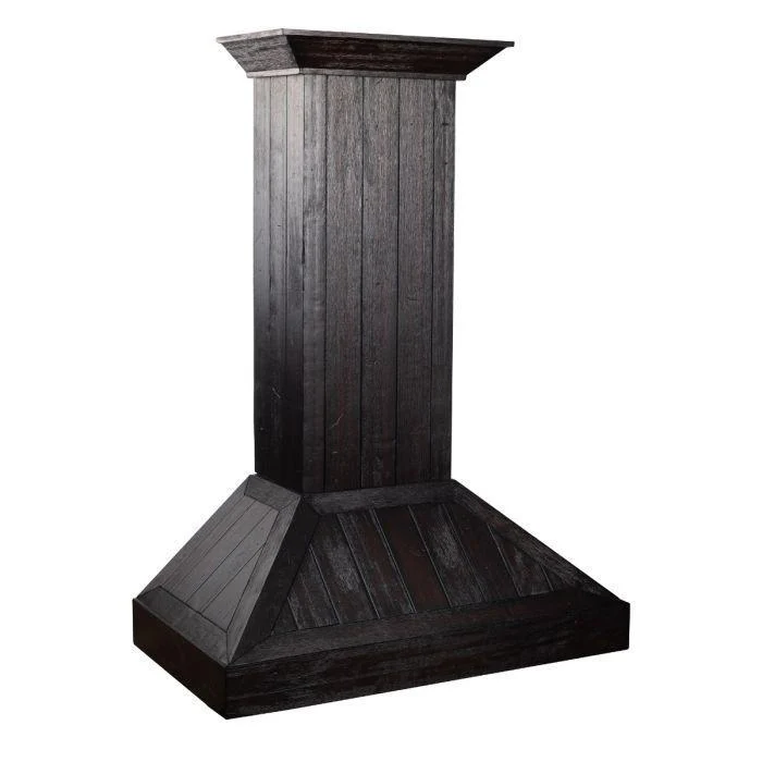 ZLINE 30 in.Wooden Wall Range Hood, Rustic Dark, KPDD-30 - Cheap Abt