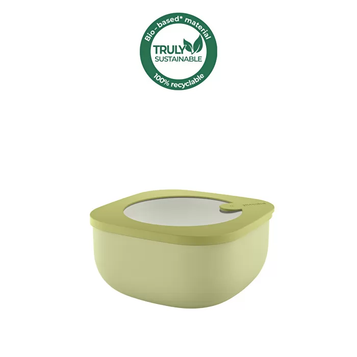 M STORE&MORE Shallow Leak-Proof fridge/freezer/microwave containers 975cc Avocado green - Cheap Abt