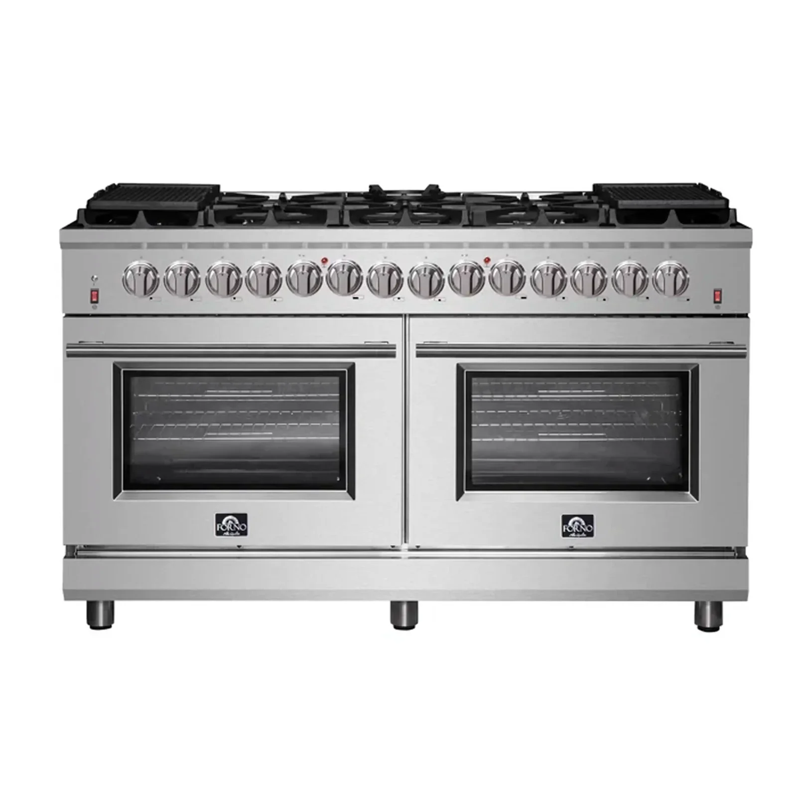 Forno 60″ Freestanding Dual Fuel Range with 10 Burners, FFSGS6125-60 - Cheap Abt