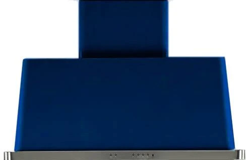 ILVE 40 in. Majestic Midnight Blue Wall Mount Range Hood with 600 CFM Blower, UAM100MB - Cheap Abt