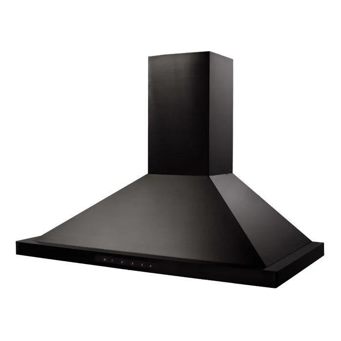 ZLINE 42 in. Convertible Vent Wall Mount Range Hood in Black Stainless Steel, BSKBN-42 - Cheap Abt