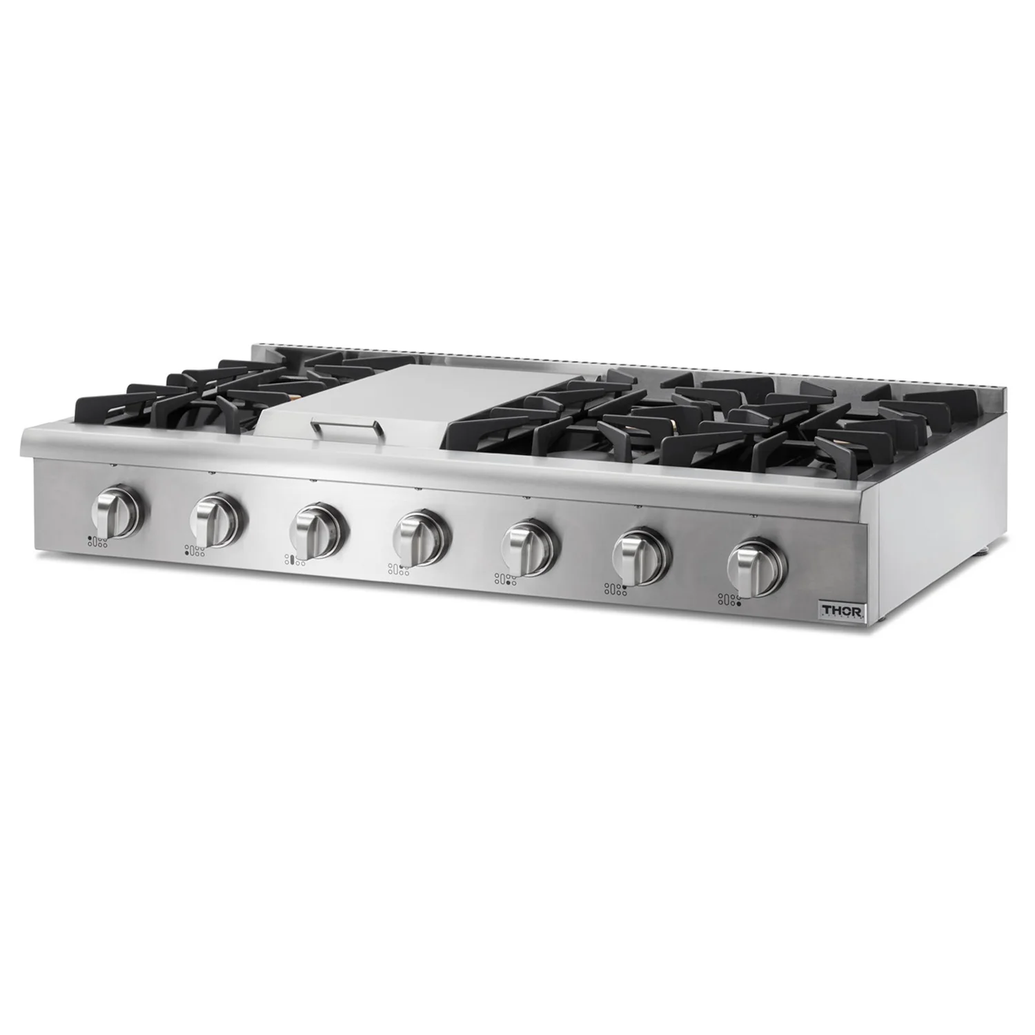 Thor Kitchen 48 in. Propane Gas Rangetop in Stainless Steel, HRT4806ULP - Cheap Abt