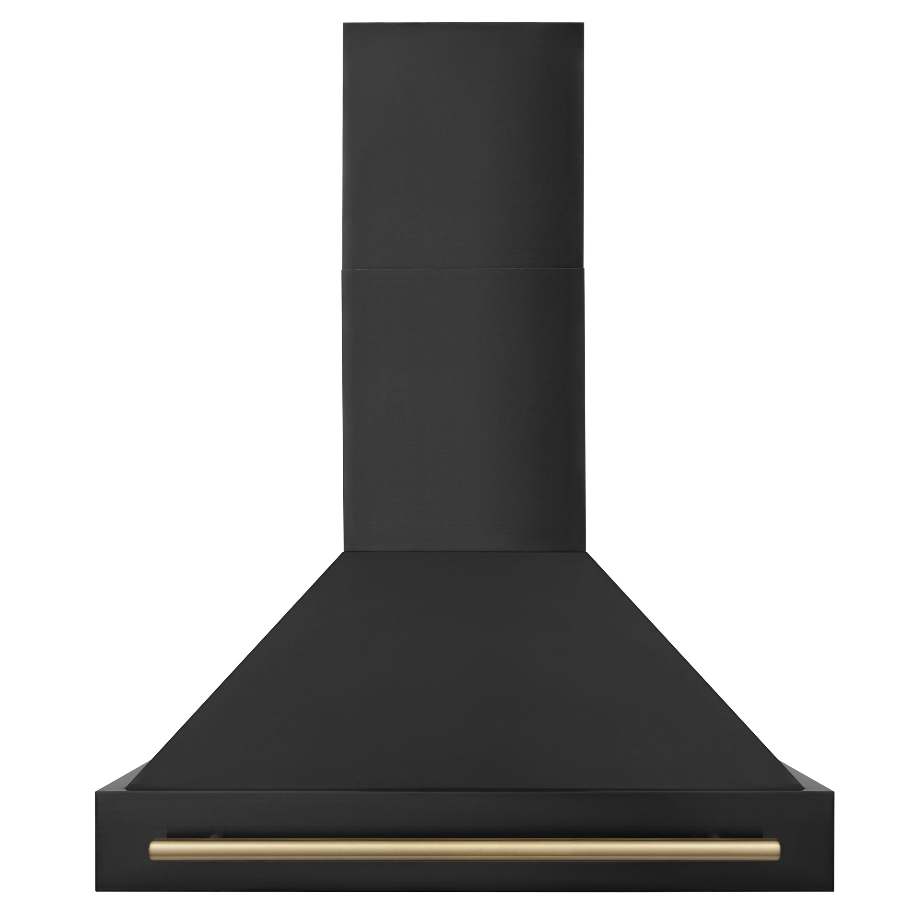 ZLINE 36 In. Autograph Edition Black Stainless Steel Range Hood with Champagne Bronze Handle, BS655Z-36-CB - Cheap Abt