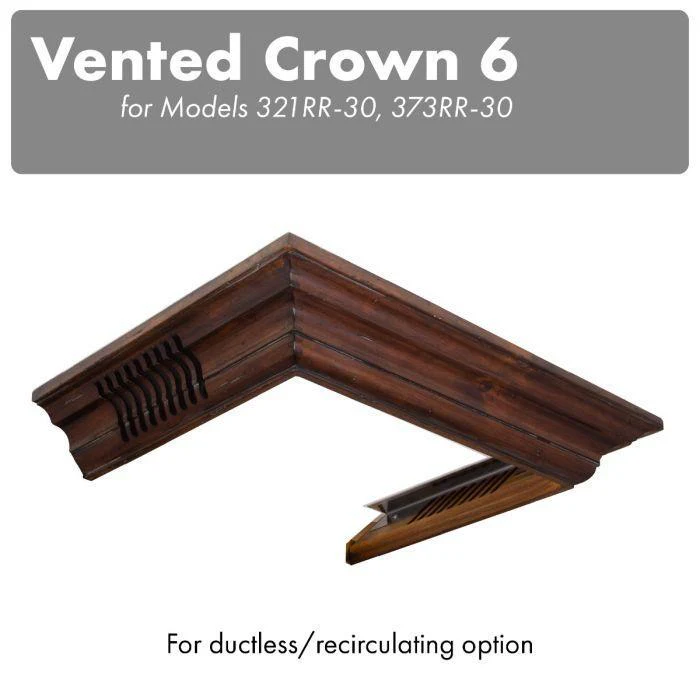 ZLINE Vented Crown Molding for Wall Mount Range Hood, CM6V-300R - Cheap Abt