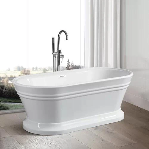 Vanity Art 67 in. x 31 in. Freestanding Soaking Bathtub, VA6610-L - Cheap Abt