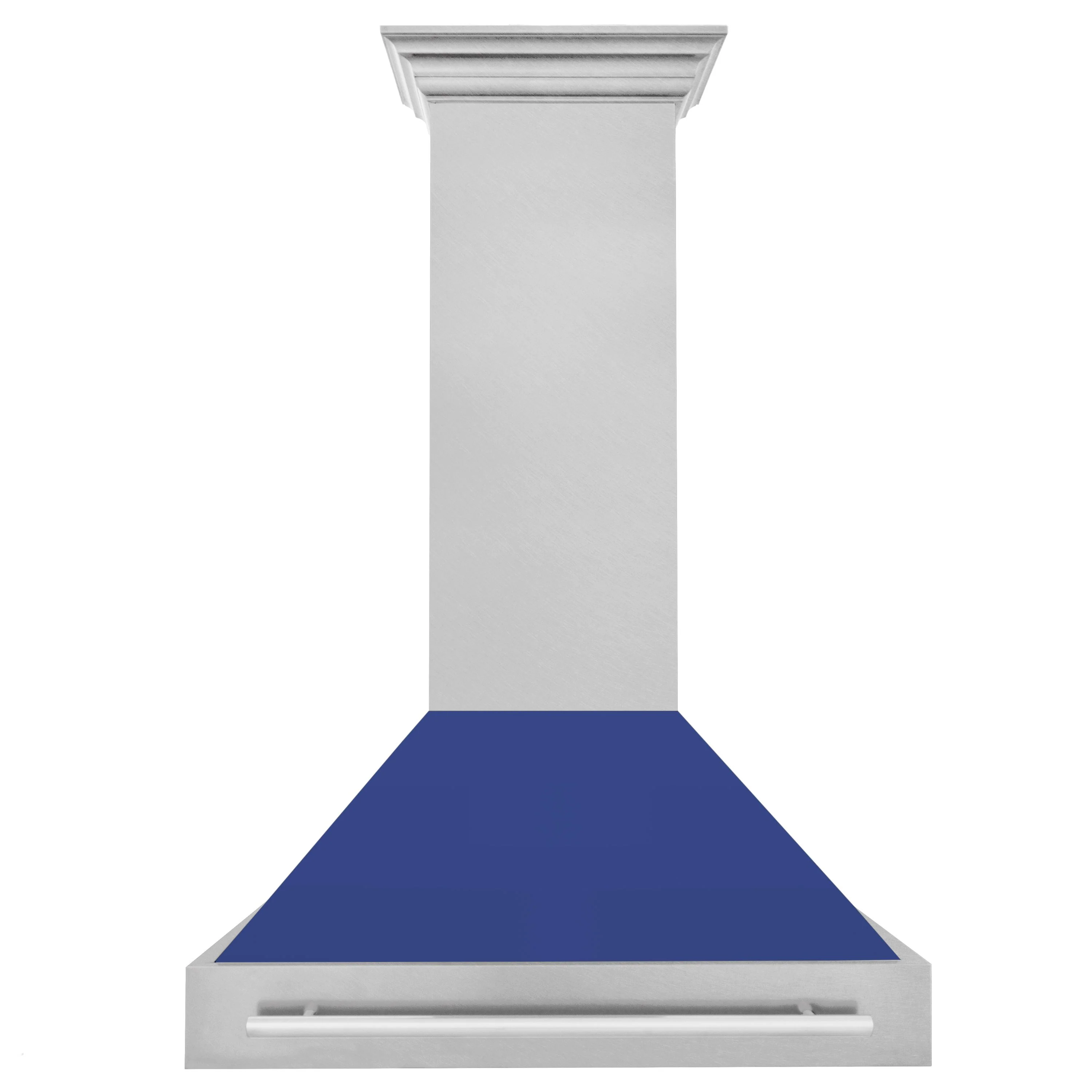 ZLINE 36 Inch DuraSnow® Stainless Steel Range Hood with Blue Matte Shell, 8654SNX-BM-36 - Cheap Abt
