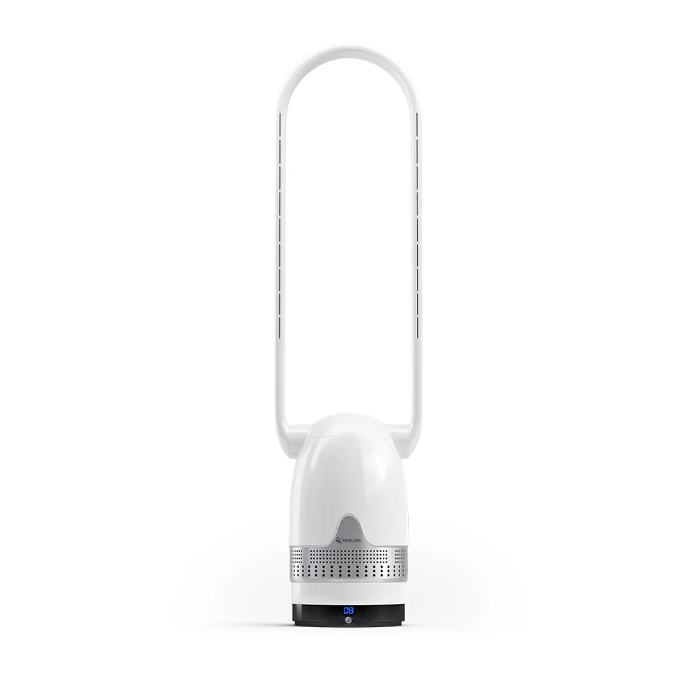 MRCOOL MRBREEZE Silver Oval Bladeless Fan and Air Purifier, MRFAN38PLOAG - Cheap Abt