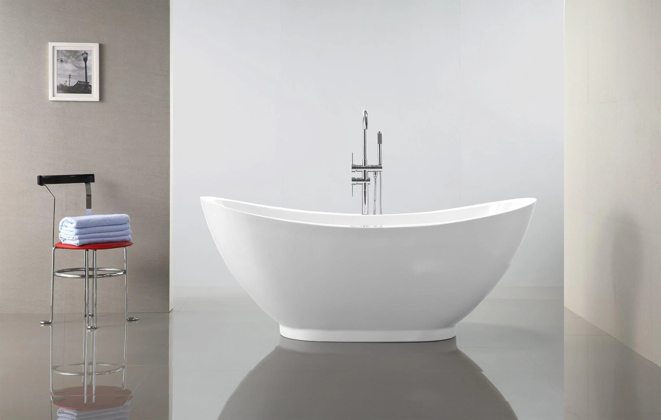 Vanity Art 69 in. x 32 in. Freestanding Soaking Bathtub, VA6516 - Cheap Abt