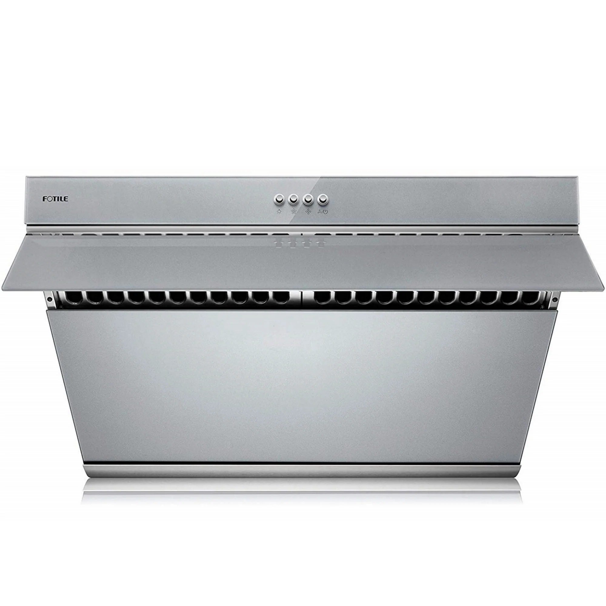 Fotile Slant Vent Series 30 in. 850 CFM Range Hood with Push Buttons in Silver Gray, JQG7502.G - Cheap Abt
