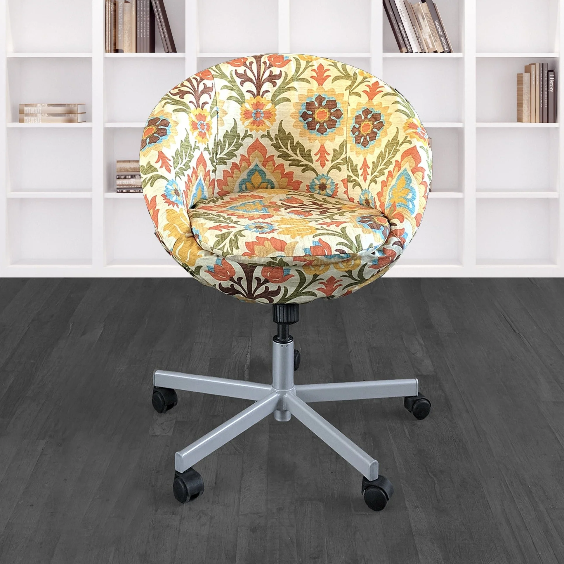 Compatible with IKEA SKRUVSTA. Adobe Floral Chair Slip Cover - Cheap Abt