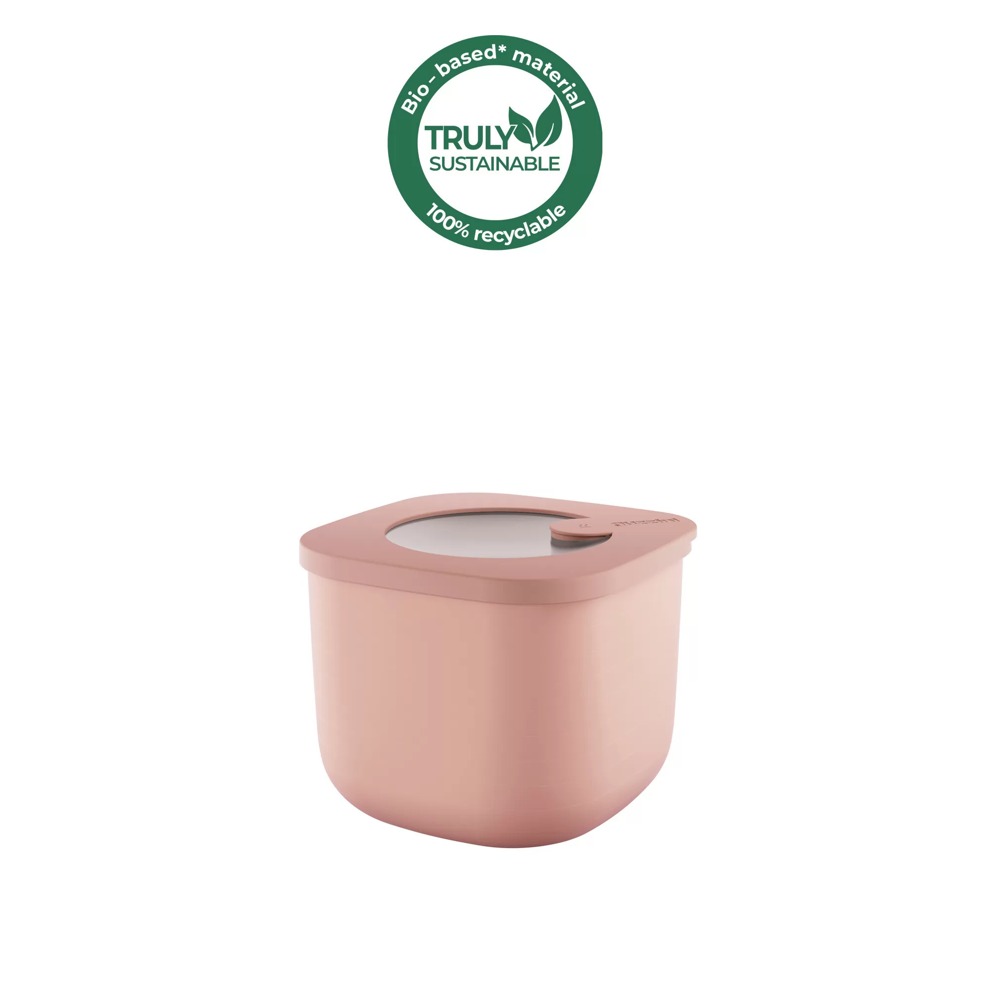 S STORE & MORE - Deep Airtight Containers Peach Blossom Pink 750cc - Cheap Abt