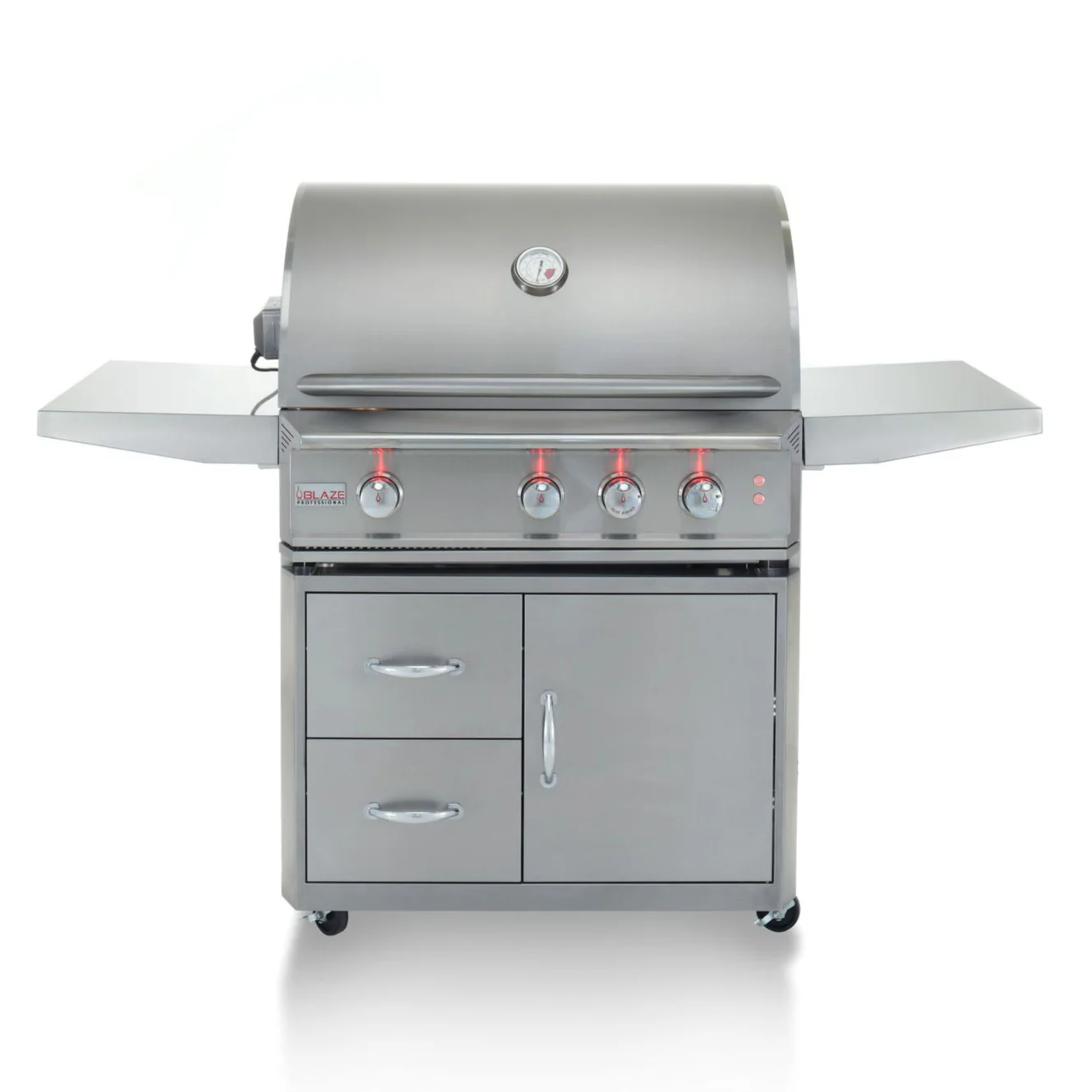 Blaze Professional 34 in., 3 Burner Built-In Propane Gas Grill with Grill Cart, AP-BLZ-3PRO-LP - Cheap Abt