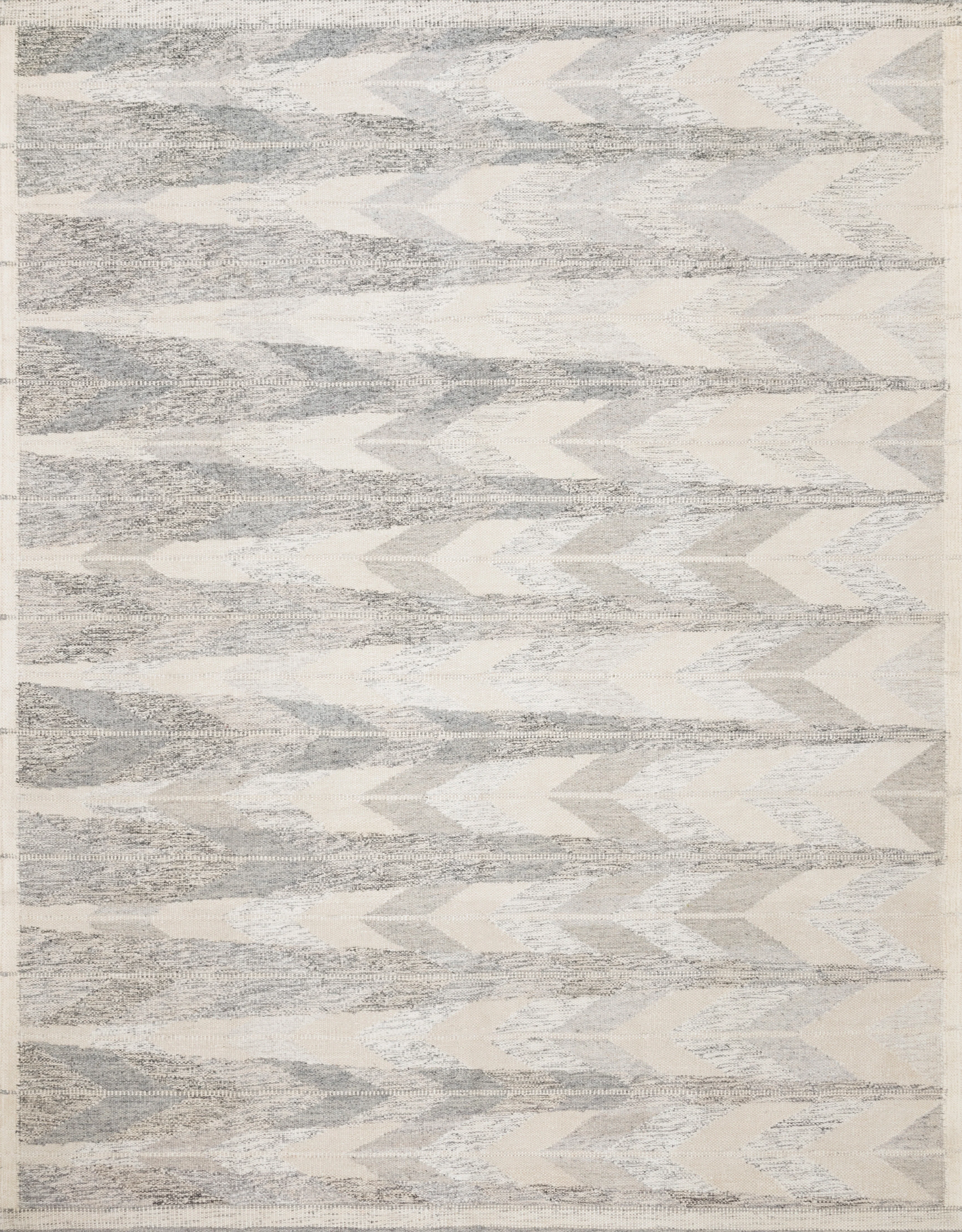 Loloi Rugs Evelina Collection Rug in Pewter, Silver - 9'3