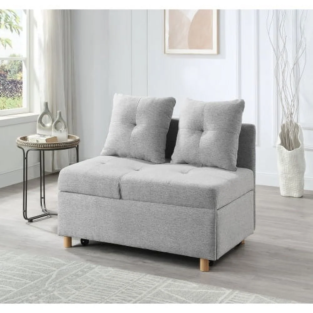 Single Sofa Bed with Pullout Sleeper. Convertible Folding Futon Chair - Cheap Abt