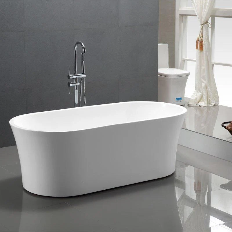Vanity Art 63 in. x 29.5 in. Freestanding Soaking Bathtub, VA6809 - Cheap Abt