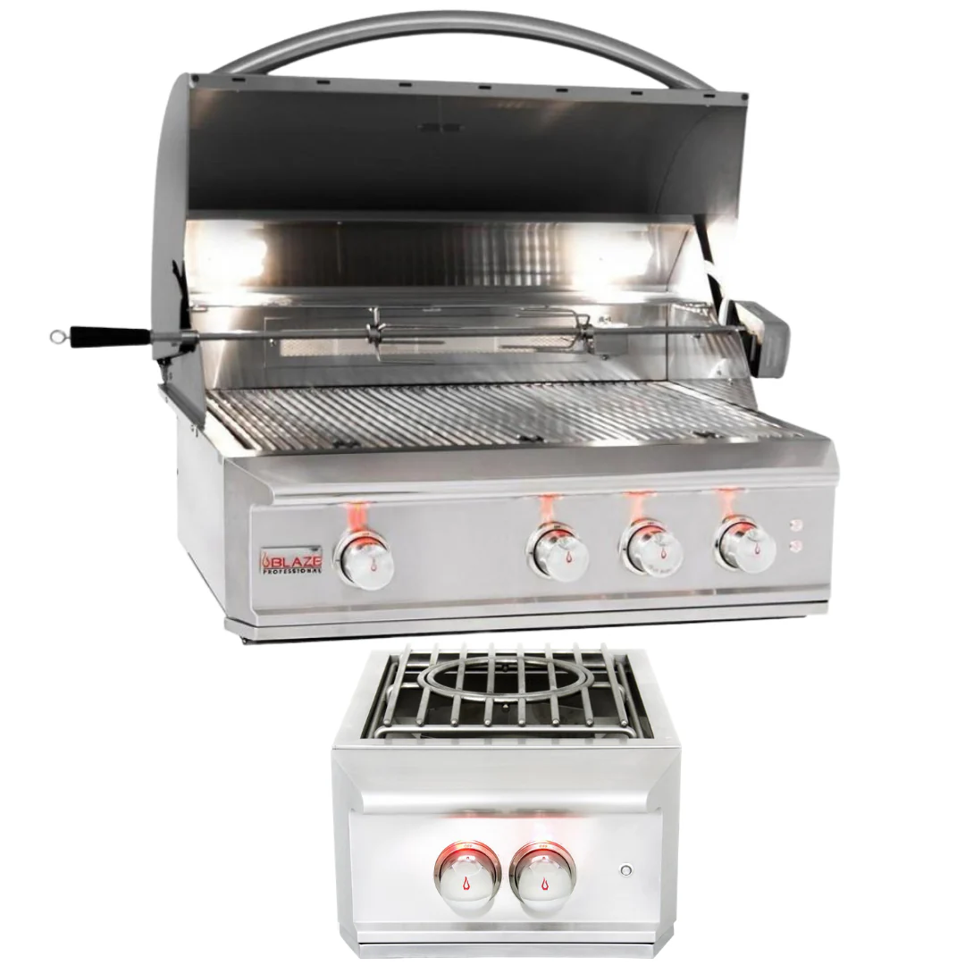 Blaze Professional 34 in. Propane Gas Grill & Burner Package, AP-BLZ-3PRO-LP-3 - Cheap Abt