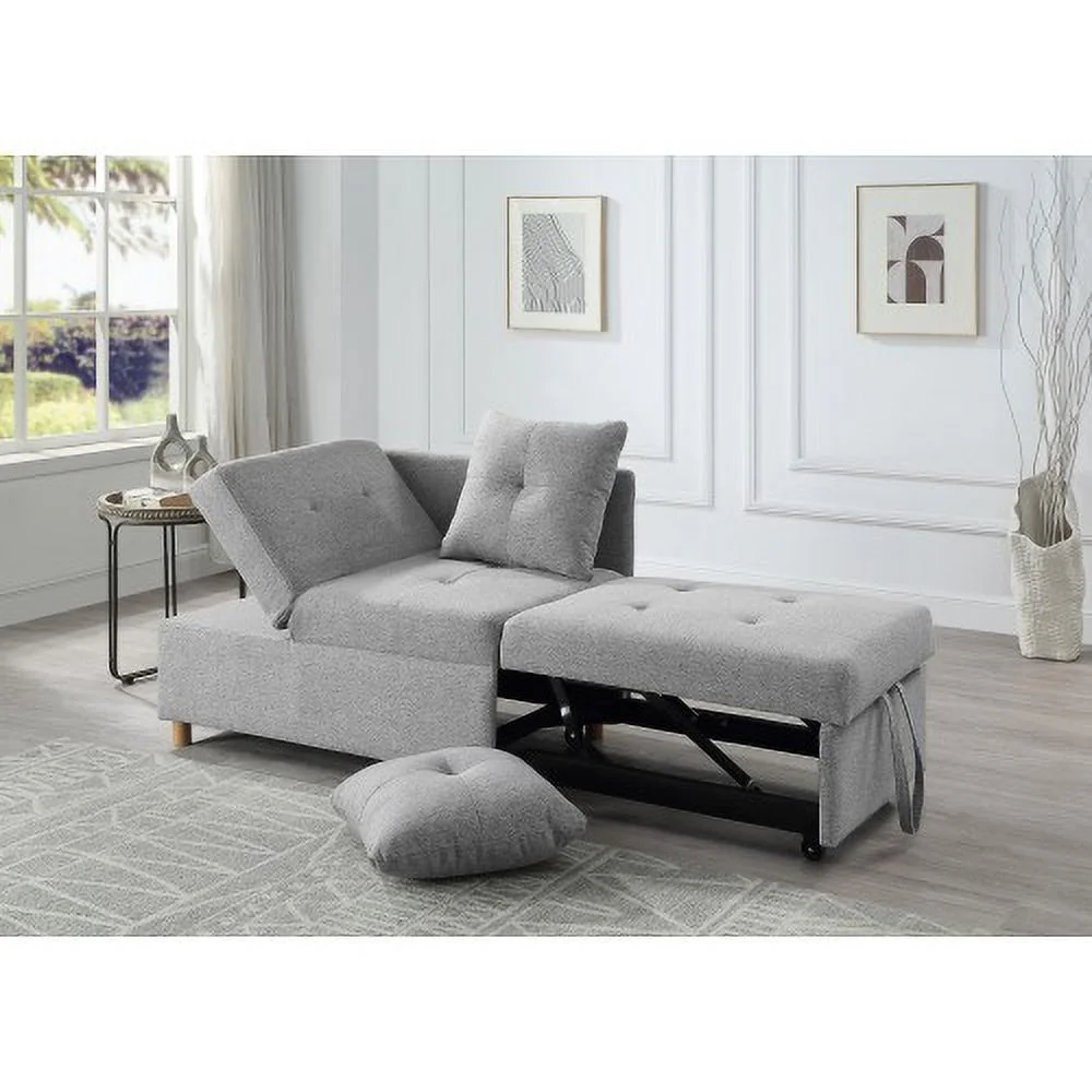 Single Sofa Bed with Pullout Sleeper. Convertible Folding Futon Chair - Cheap Abt
