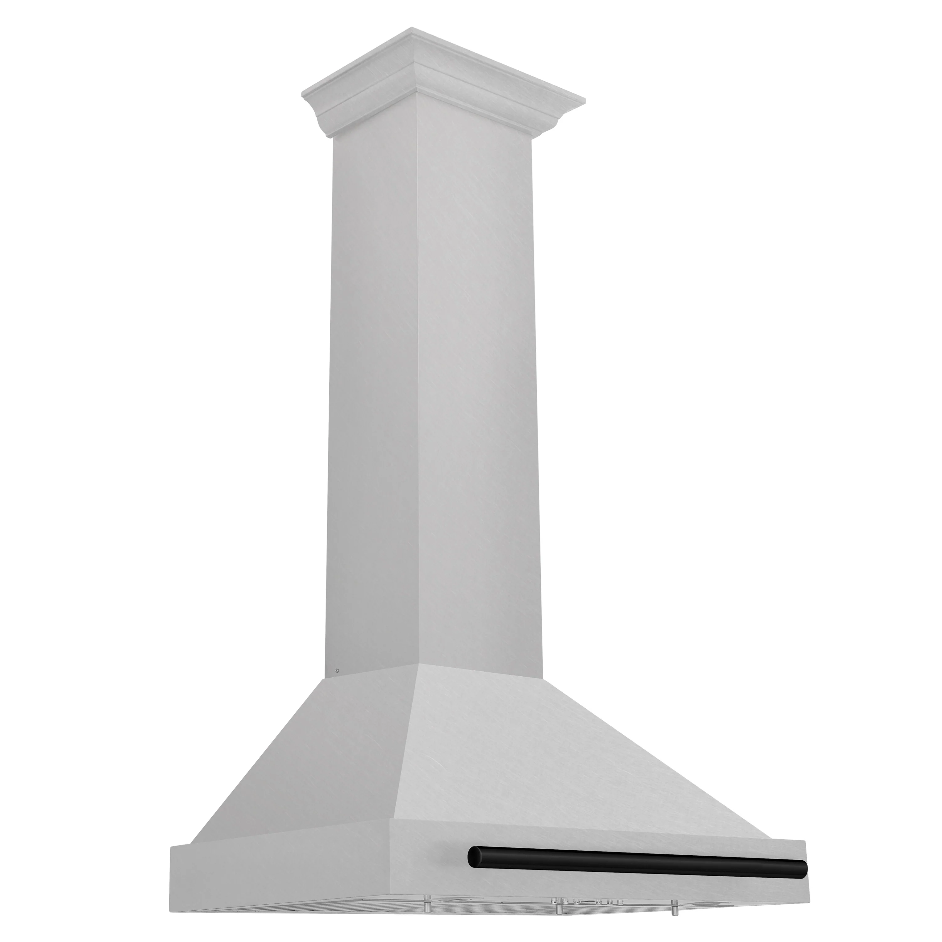 ZLINE 30 Inch Autograph Edition DuraSnow® Stainless Steel Range Hood with Matte Black Handle, KB4SNZ-30-MB - Cheap Abt