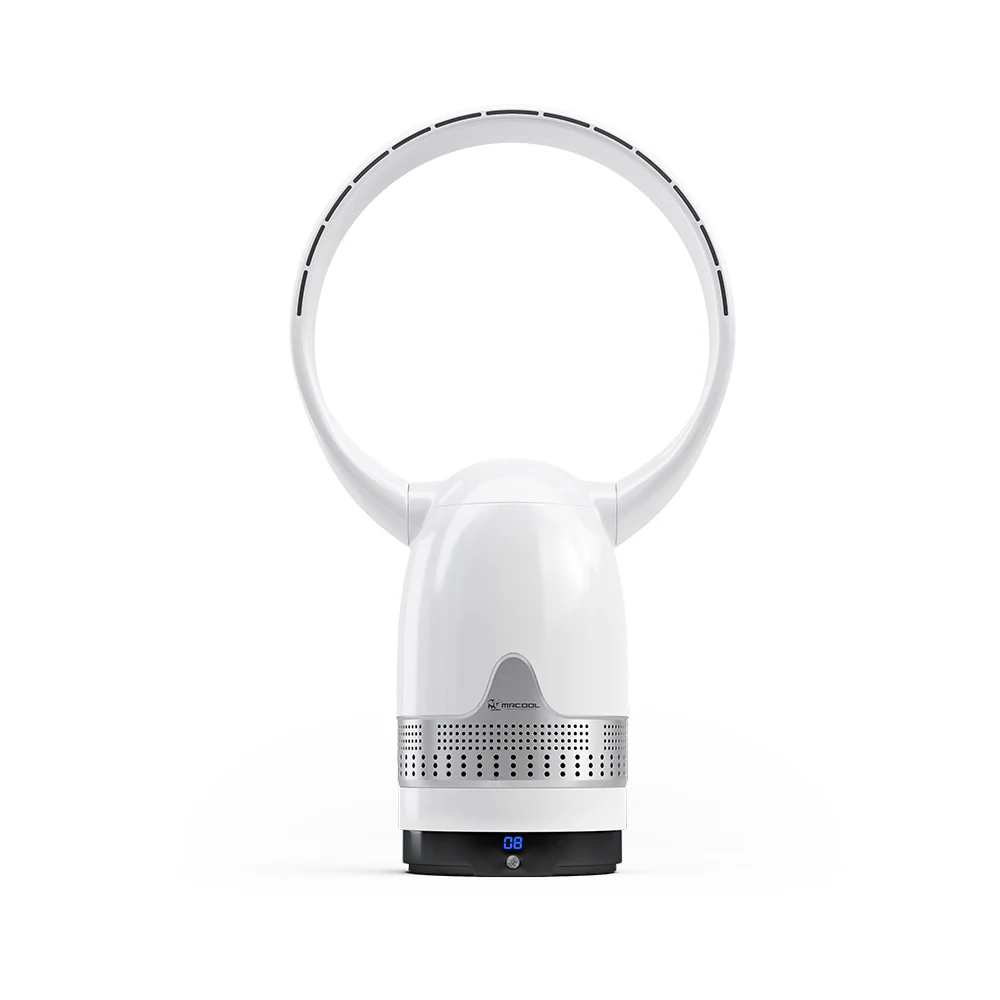 MRCOOL MRBREEZE Silver Circle Bladeless Fan and Air Purifier, MRFAN36PLCAG - Cheap Abt