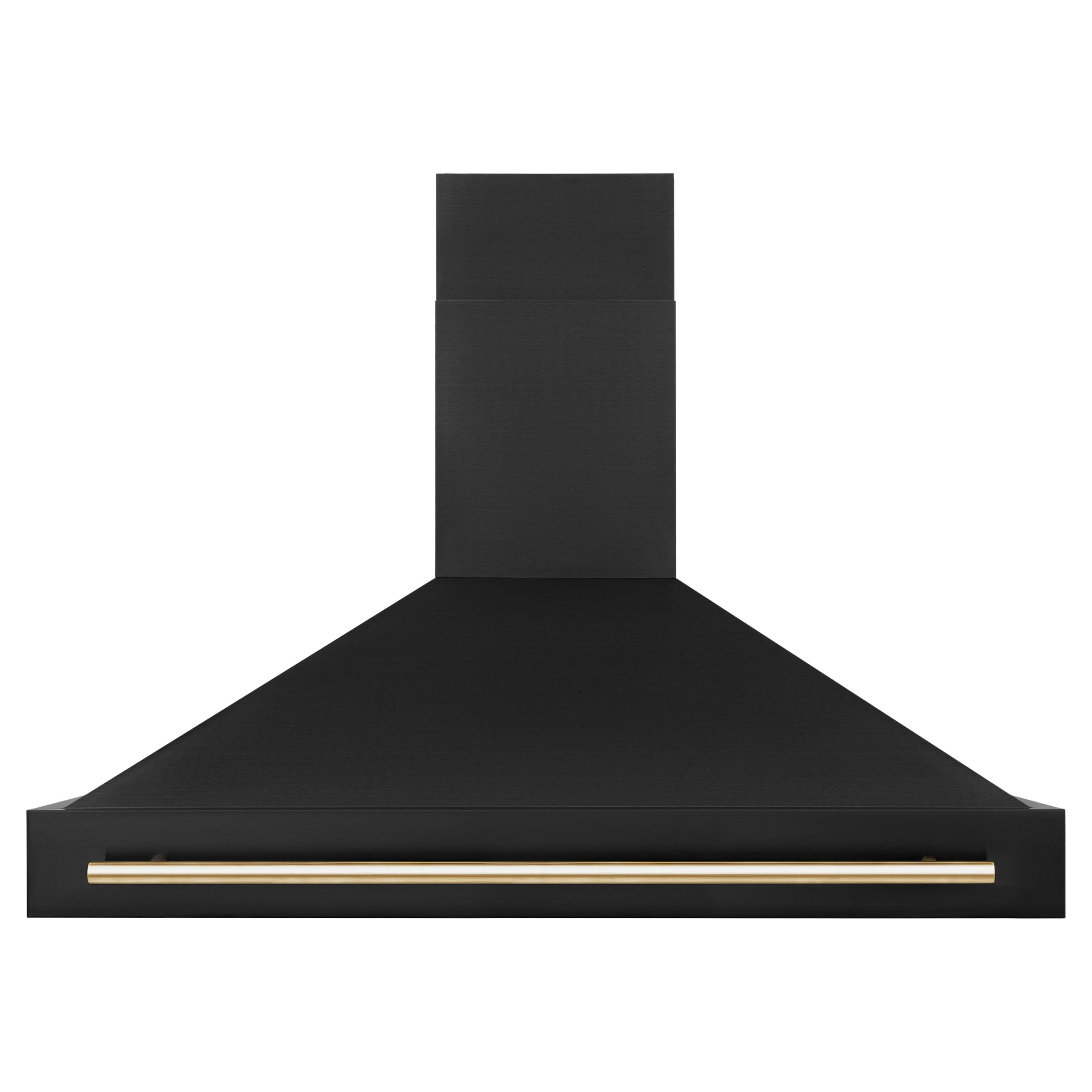 ZLINE 48 in. Autograph Edition Black Stainless Steel Range Hood with Gold Handle, BS655Z-48-G - Cheap Abt