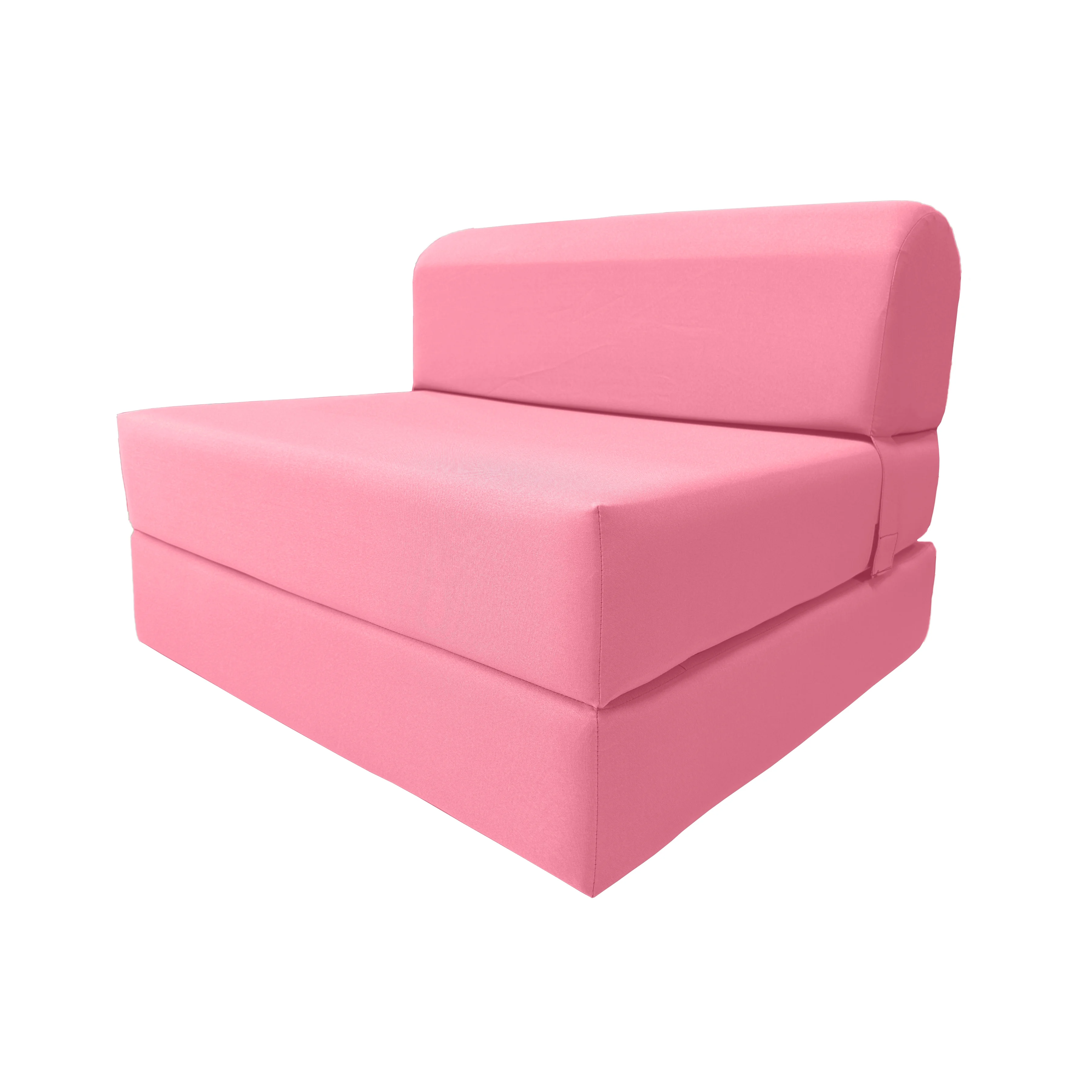Pink Sleeper Chair Folding Foam Beds. Portable Studio Sofa Guest Bed. 6 x 36 x 70 - Cheap Abt