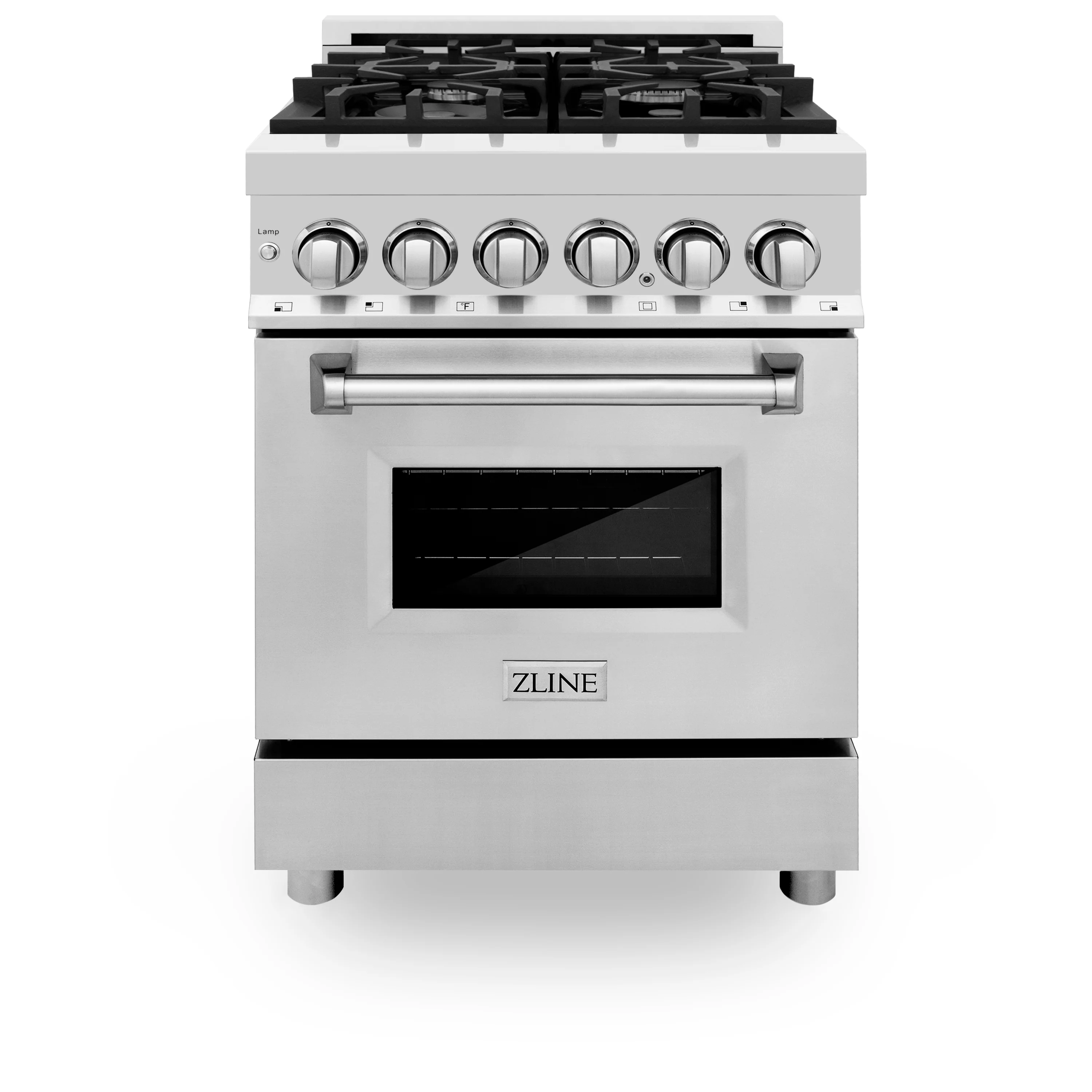 ZLINE 24 in. Professional Gas Burner/Electric Oven Stainless Steel Range, RA24 - Cheap Abt