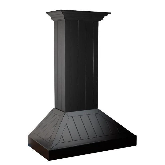 ZLINE 36 in. Wooden Wall Range Hood in Black, KPCC-36 - Cheap Abt