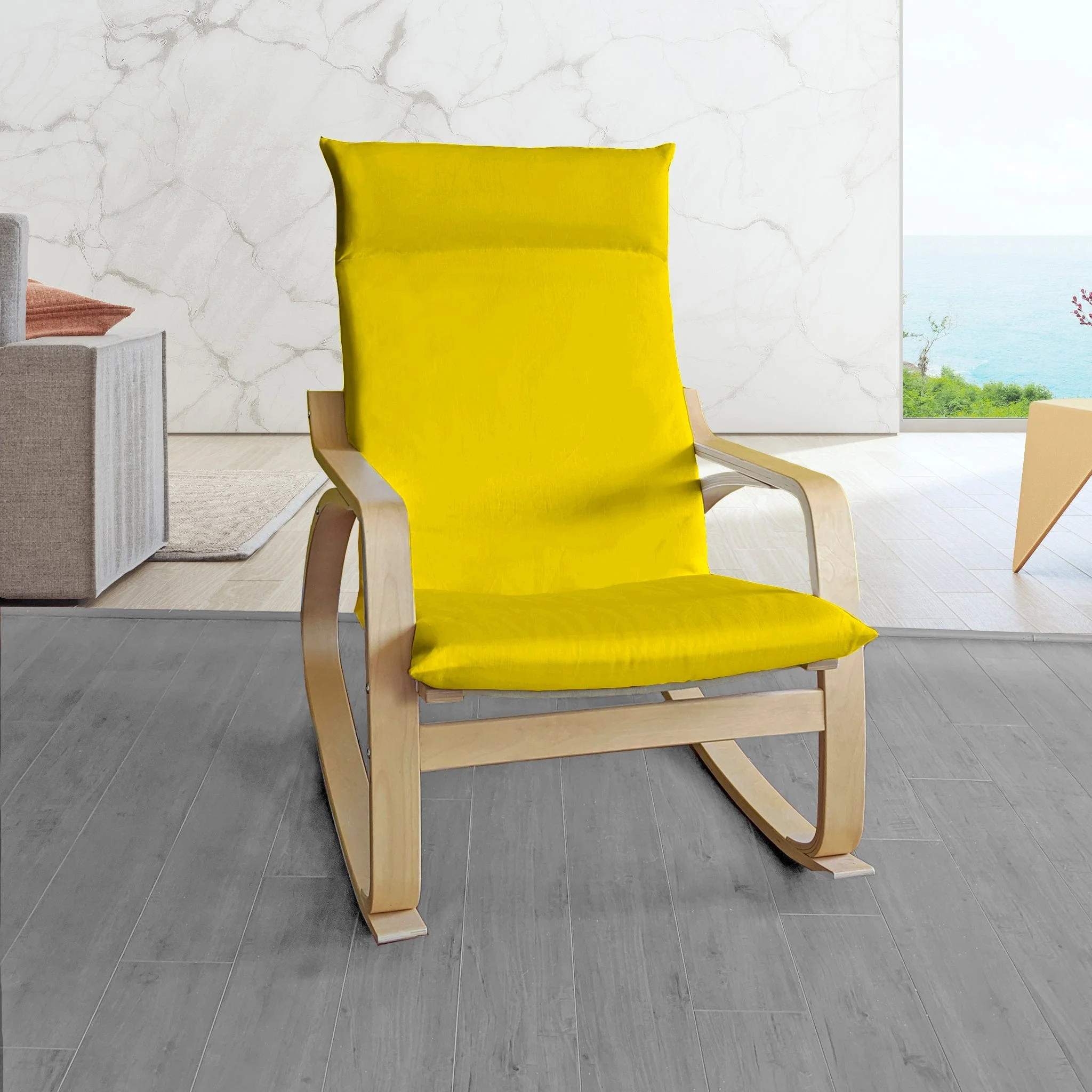 Velvet Gold Chair and Ottoman Covers. Compatible with IKEA Poang - Cheap Abt