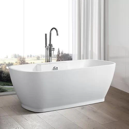 Vanity Art 67 in. x 31 in. Freestanding Soaking Bathtub, VA6835-L - Cheap Abt