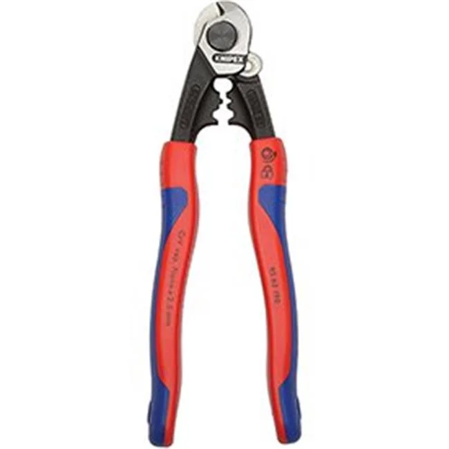 Knipex Tools 95 62 190 SBA Wire Rope Cutters-Comfort Grip 7.5 in. OAL - Cheap Abt