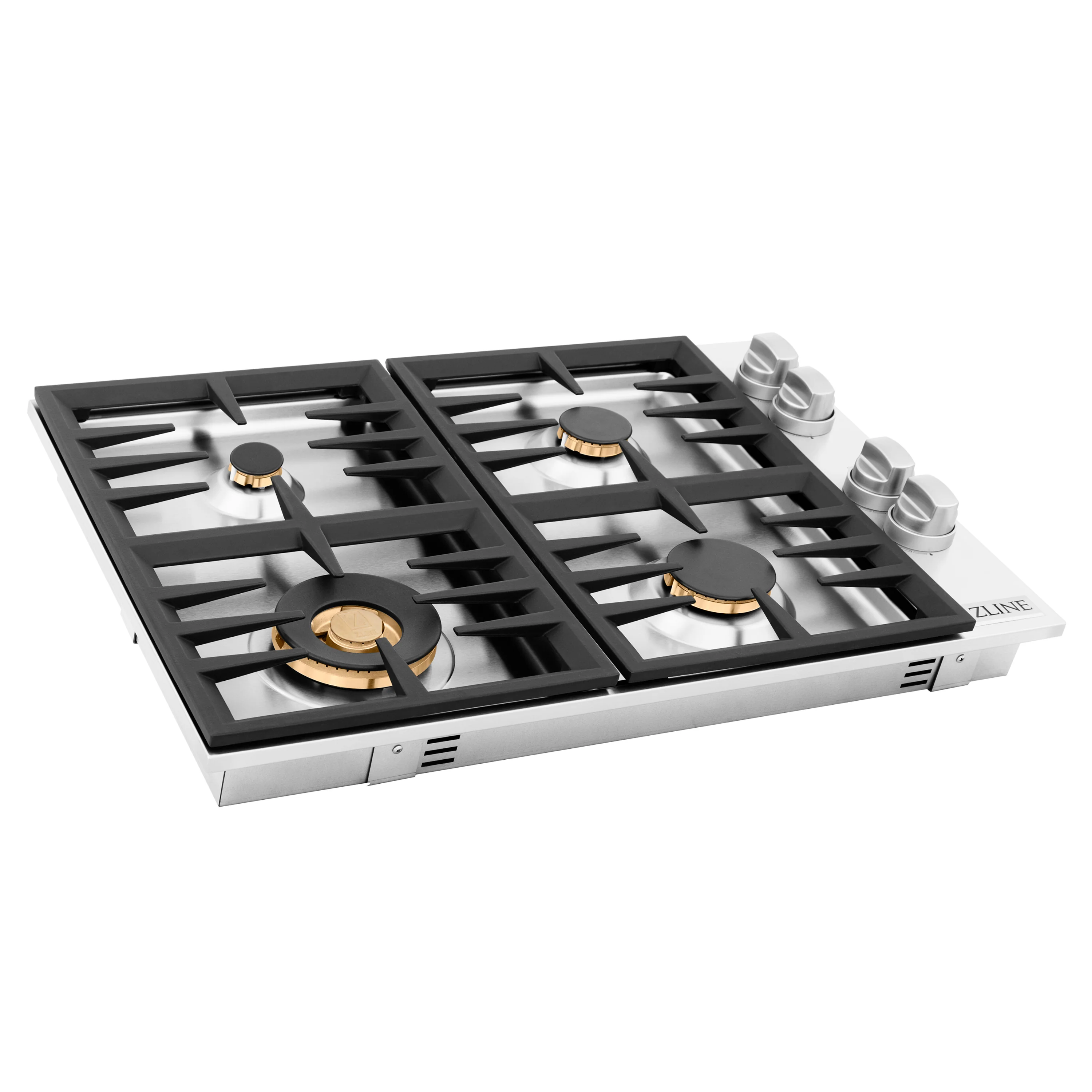 ZLINE 30 in. Dropin Cooktop with 4 Gas Brass Burners, RC-BR-30 - Cheap Abt