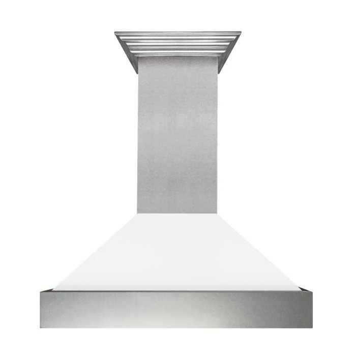 ZLINE 48 in. DuraSnow® Finish Range Hood with White Matte Shell, 8654WM-48 - Cheap Abt