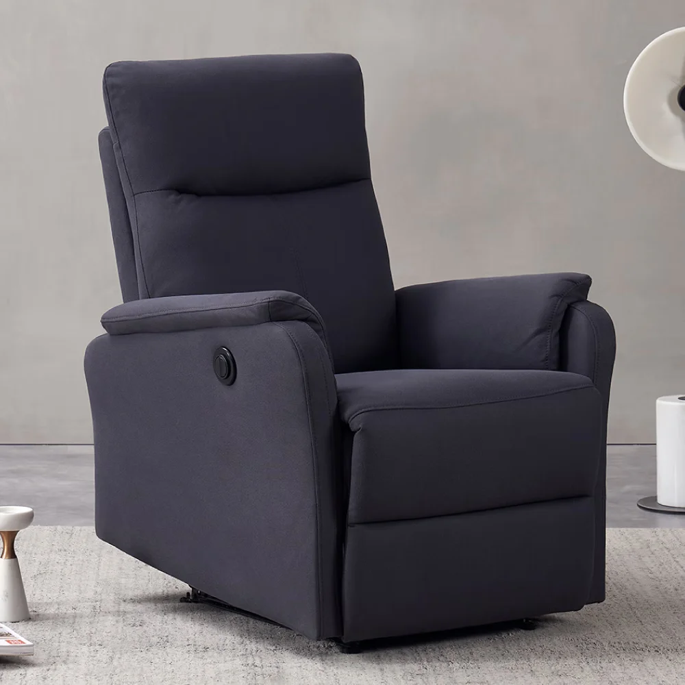 Recliner Chair for Living Room.Z-HOM Electric Power Lift Reclining Chair Elderly Adjustable Modern Single Sofa Comfy Fabric Seat for Bedroom Theater Home.Grey - Cheap Abt