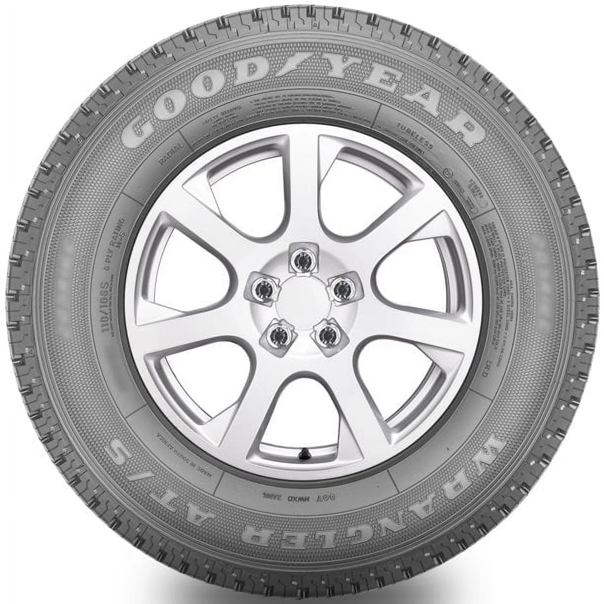 Goodyear Wrangler AT/S P265/70R17 113S All-Season Light Truck & SUV Tire - Cheap Abt